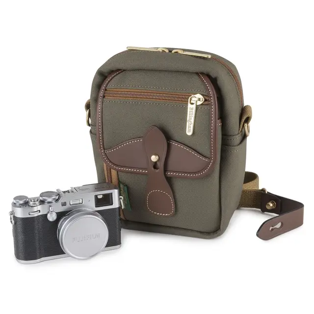 Billingham Compact Stowaway Sage Fibernyte/Chocolate 