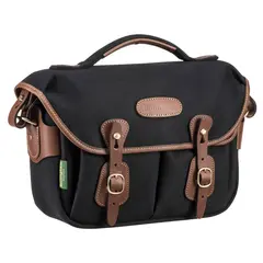 Billingham Hadley Small Pro Black Canvas/Tan