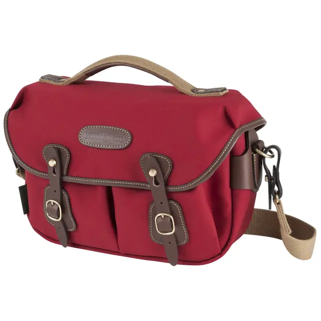 Billingham Hadley Small Pro Burgundy Canvas/Chocolate 