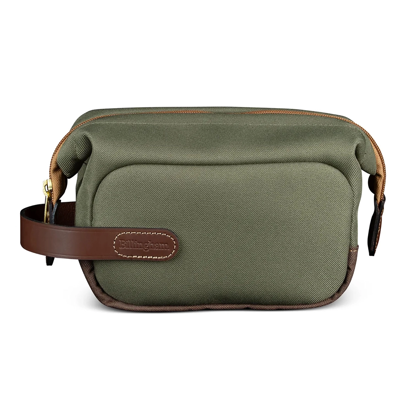 Billingham Capsule 1 Pouch Sage FibreNyte/Chocolate Leather