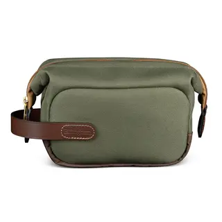 Billingham Capsule 1 Pouch Sage FibreNyte/Chocolate Leather