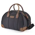 Billingham Overnighter Black Fibrenyte/Tan