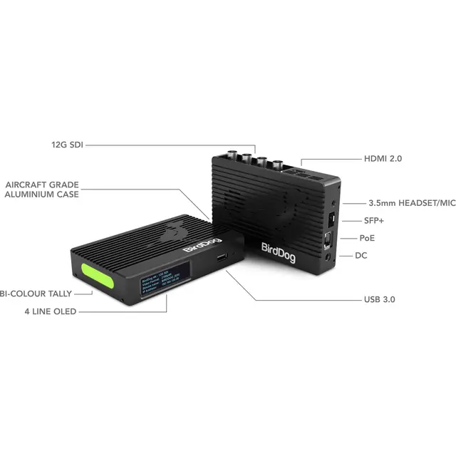 BirdDog 4K 12G-SDI NDI Encoder/Decoder 12G SDI 4K NDI Encoder/Decoder 