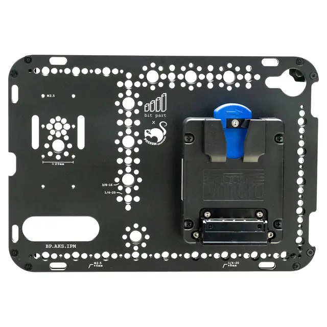 Bit Part Bitbox iPad Mini Plate V-Mount. Black 