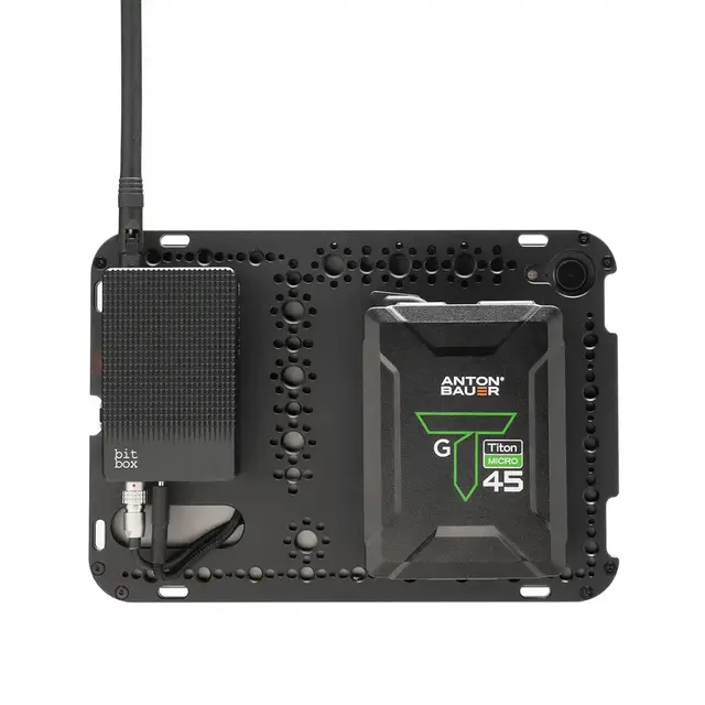 Bit Part Bitbox iPad Mini Plate V-mount. Black 