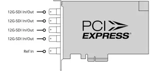 Blackmagic DeckLink 8K Pro 8K PCIe opptaker og monitorering