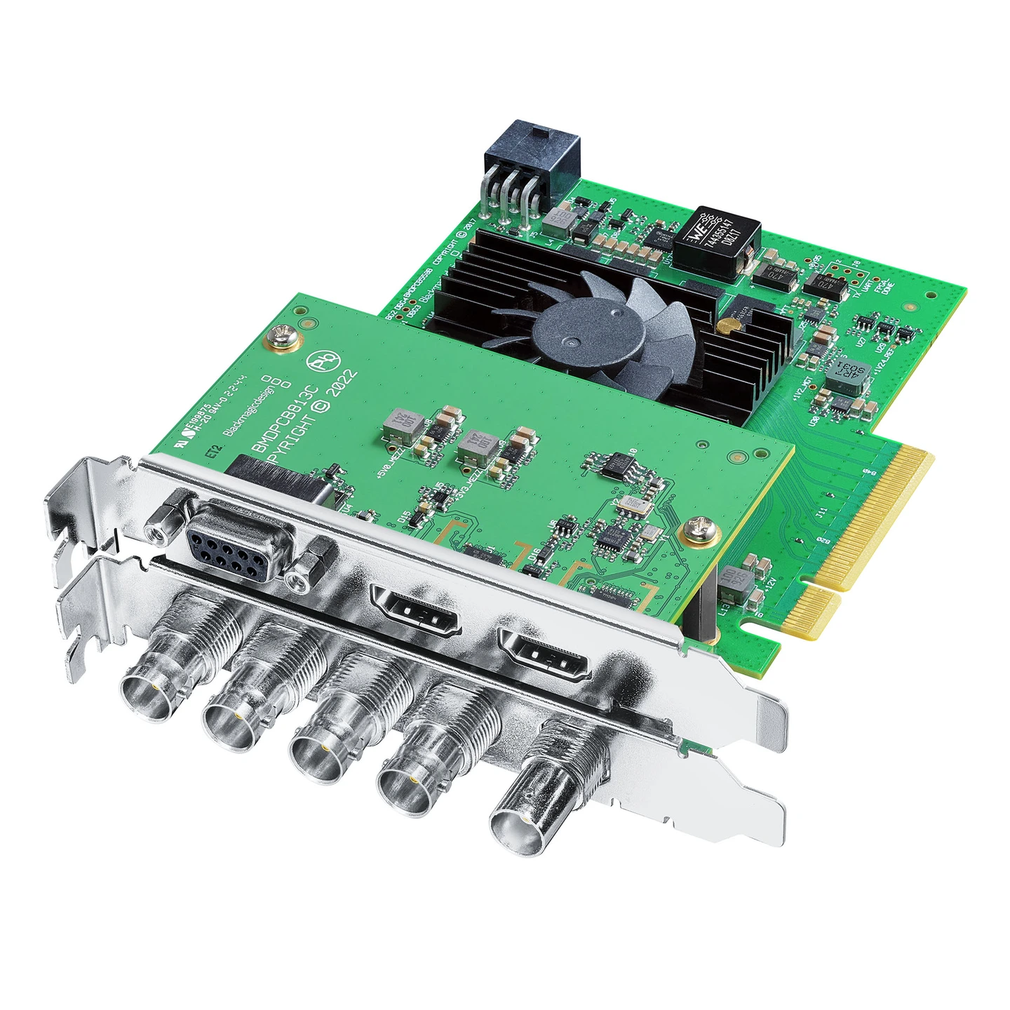 Blackmagic DeckLink 8K Pro G2 12G-SDI/ HDMI 2.1 capture/playback. PCIe