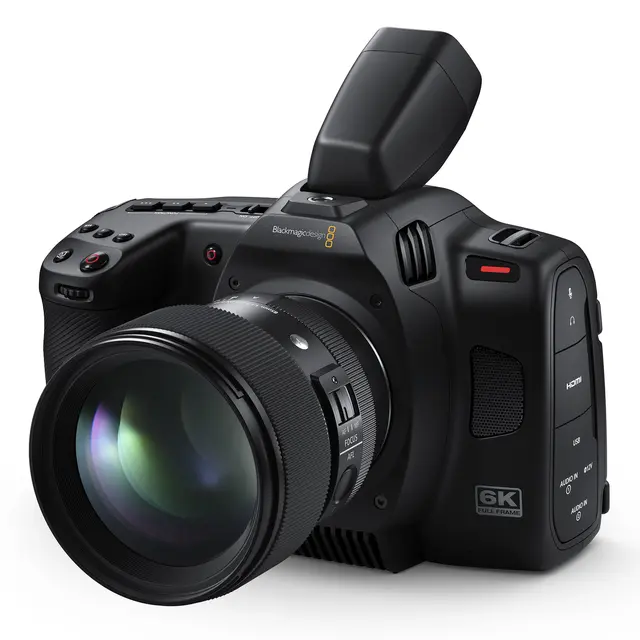 Blackmagic Cinema Camera 6K Full-Frame 6K Sensor. m/DaVinci Resolve 