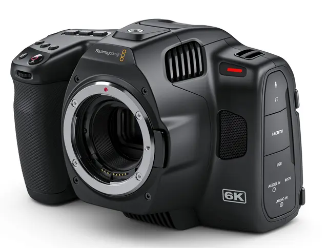 Blackmagic Pocket Cinema Camera 6K Pro EF 6K Inkludert DaVinci Resolve Program 