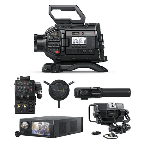 Blackmagic URSA Broadcast G2 Kamera Kit3 Fiberbasert studio-pakke