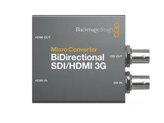 Blackmagic Micro Converter BiDirect 3G P HD Med Str&#248;madapter USB-C Type
