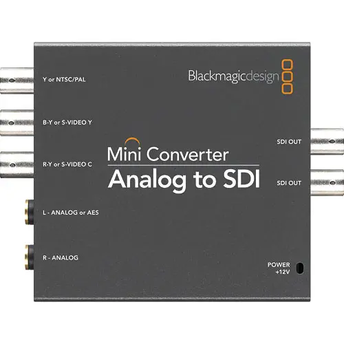 Blackmagic Mini Converter Analog til SDI HD Analog til SDI 