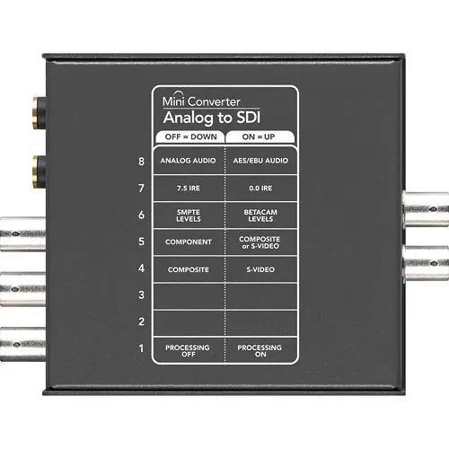 Blackmagic Mini Converter Analog til SDI HD Analog til SDI 