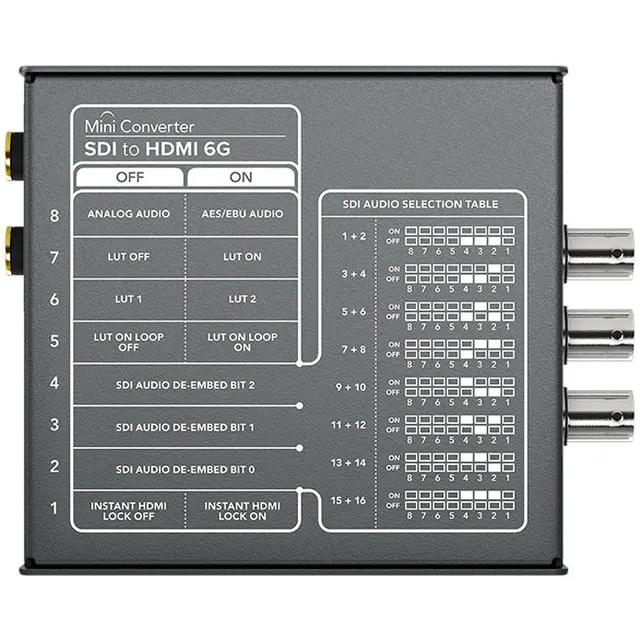 Blackmagic Mini Converter SDI-HDMI 6G 4K 6G SDI til HDMI 
