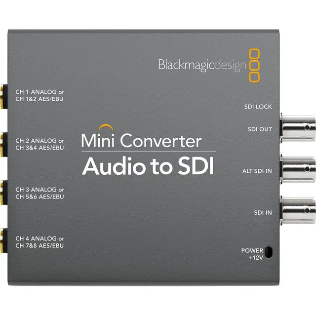 Blackmagic Mini Converter - Audio to SDI HD Audio til SDI 