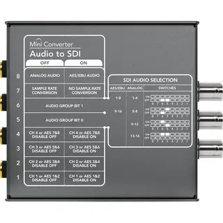 Blackmagic Mini Converter - Audio to SDI HD Audio til SDI