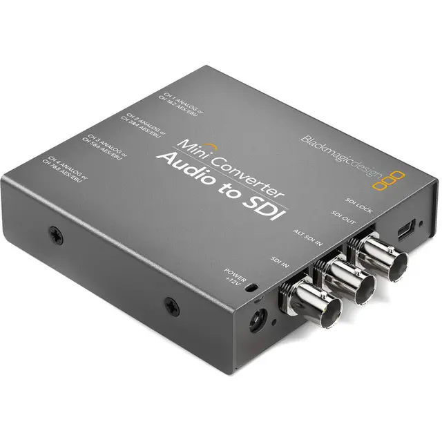 Blackmagic Mini Converter - Audio to SDI HD Audio til SDI 