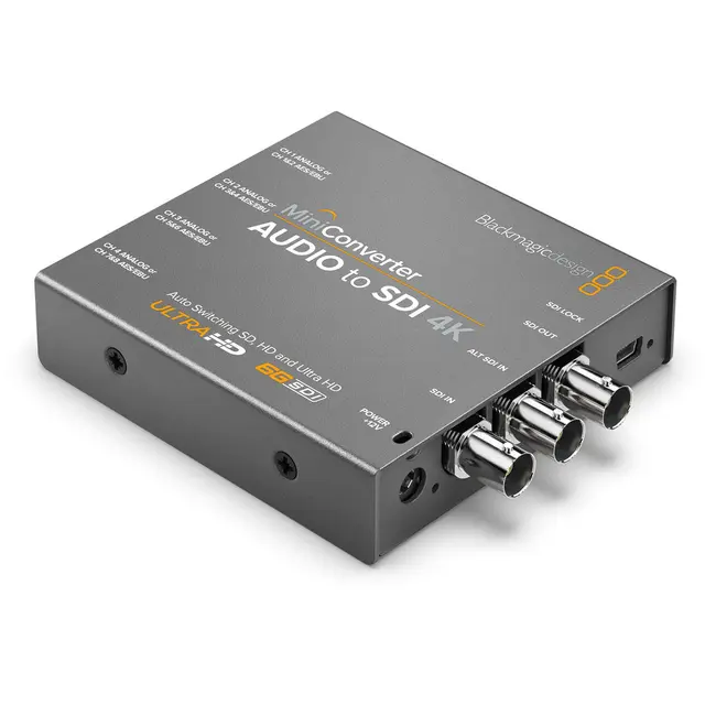Blackmagic Mini Converter - Audio to SDI 4K Audio til SDI 