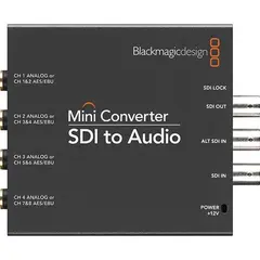 Blackmagic Mini Converter - SDI to Audio HD SDI til Audio