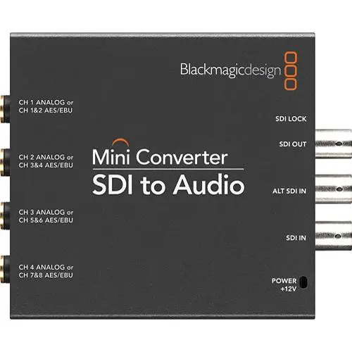 Blackmagic Mini Converter - SDI to Audio HD SDI til Audio 
