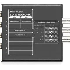 Blackmagic Mini Converter - SDI to Audio 4K SDI til Audio
