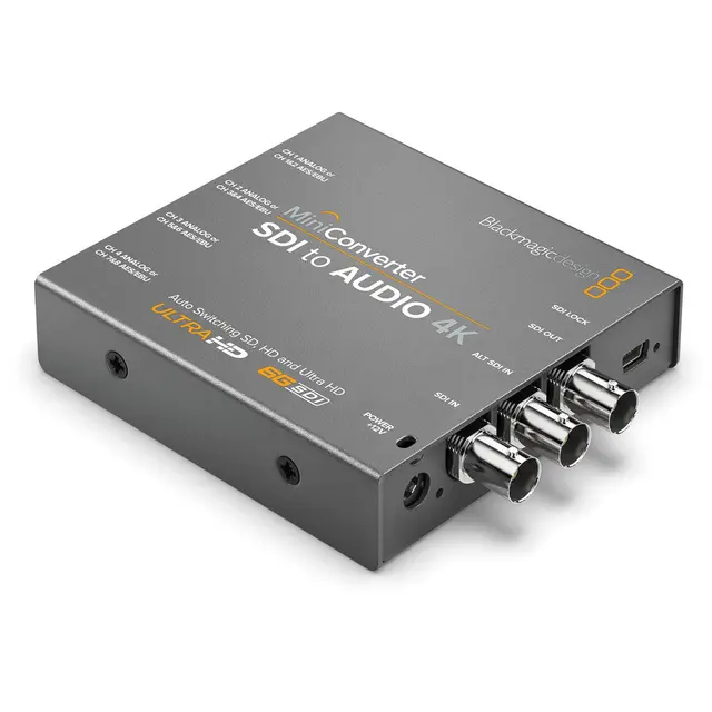 Blackmagic Mini Converter - SDI to Audio 4K SDI til Audio 