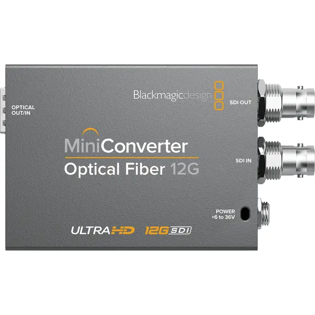 Blackmagic Mini Converter Optical Fiber 12G Optisk Fiber til SDI til Fiber 