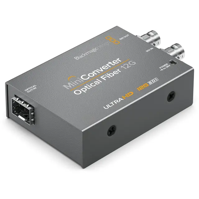Blackmagic Mini Converter Optical Fiber 12G Optisk Fiber til SDI til Fiber 