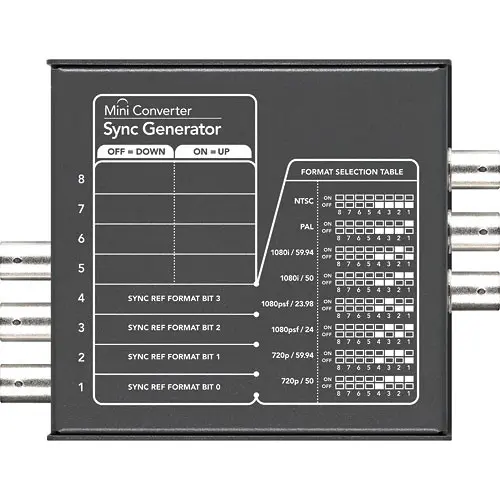 Blackmagic Mini Converter Synk Generator HD Synk Generator 