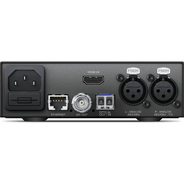 Blackmagic Teranex Mini HDMI til Optisk 12G HDMI til Optisk fiber Konverter 
