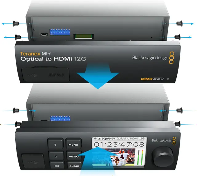 Blackmagic Teranex Mini - Smart Panel Front Panel Teranex Mini Konvertere 