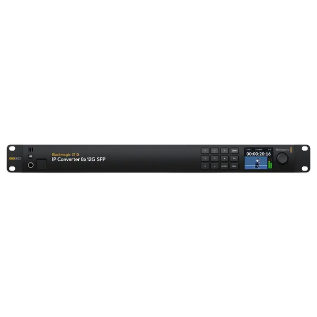 Blackmagic 2110 IP Converter 8x12G SFP+ 8x 12G SDI & 8x SFP+ 10Gb 2110 