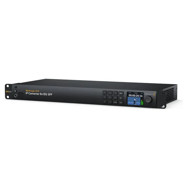 Blackmagic 2110 IP Converter 8x12G SFP+ 8x 12G SDI & 8x SFP+ 10Gb 2110 