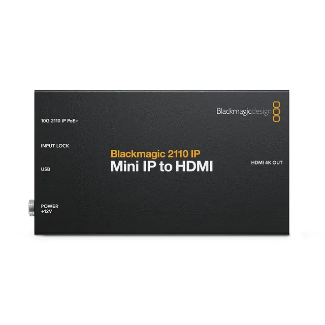 Blackmagic 2110 IP Mini IP to HDMI RJ45 10GbE 2110 til HDMI 