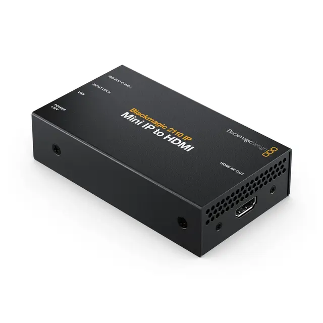 Blackmagic 2110 IP Mini IP to HDMI RJ45 10GbE 2110 til HDMI 