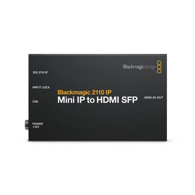 Blackmagic 2110 IP Mini IP to HDMI SFP SFP+ 2110 til HDMI 