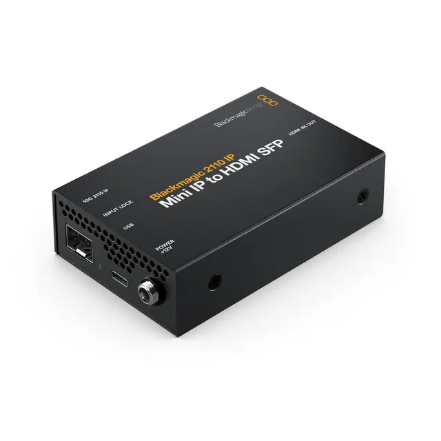 Blackmagic 2110 IP Mini IP to HDMI SFP SFP+ 2110 til HDMI 