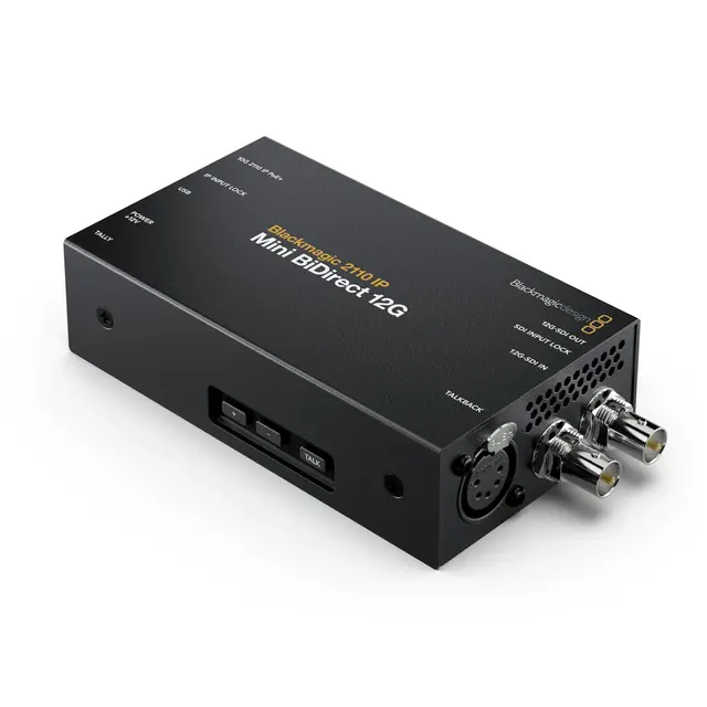 Blackmagic 2110 IP Mini BiDirect 12G 12G SDI til RJ45 / RJ45 til 12G SDI 