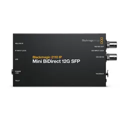 Blackmagic 2110 IP Mini BiDirect 12G SFP 12G SDI til SFP+ / SFP+ til 12G SDI