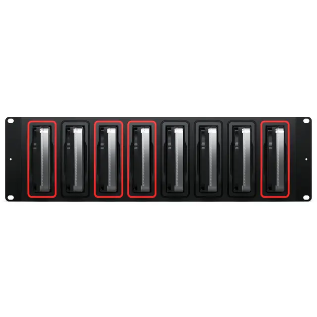 Blackmagic Cloud Backup 8 Rack 4U med plass til 8x HDD Disker 