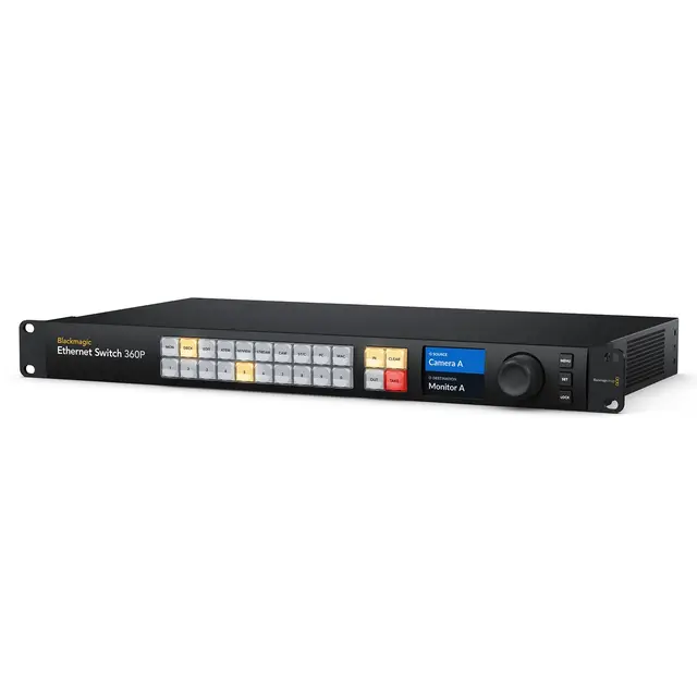 Blackmagic Ethernet Switch 360P 16x 10GbE 2x 100Gb SMPTE-2110 