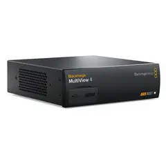 Blackmagic MultiView 4  4K Se 4 video signal p&#229; en monitor