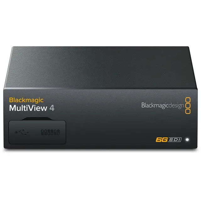 Blackmagic MultiView 4  4K Se 4 video signal på en monitor 