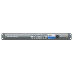 Blackmagic MultiView 16 Se 16 video signal p&#229; en monitor