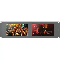 Blackmagic SmartView Duo 2 Dobbel 8" monitor til rack