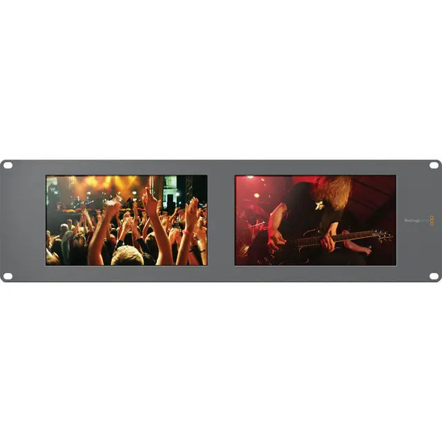 Blackmagic SmartView Duo 2 Dobbel 8" monitor til rack 