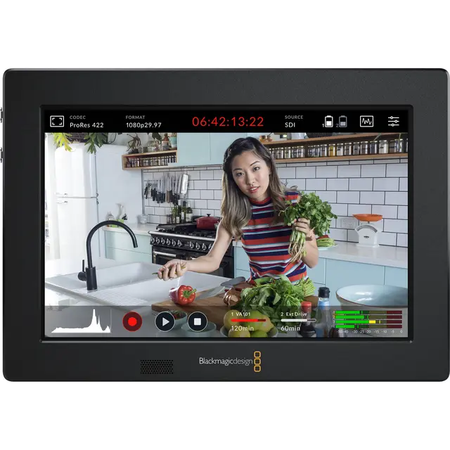 Blackmagic Video Assist 7 3G HD Videomonitor 7" Med opptager 