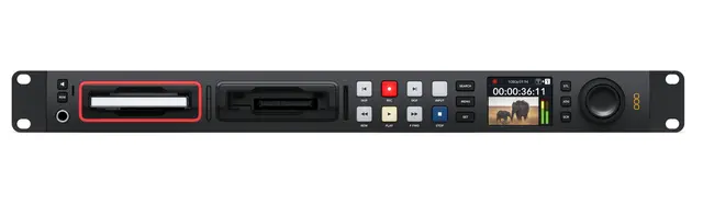 Blackmagic HyperDeck Studio HD Pro HD Pro opptager SD kort og SSD 
