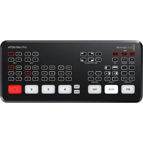 Blackmagic ATEM Mini Pro 4 Kanal Live Stream Videomixer HDMI