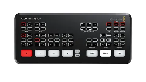 Blackmagic ATEM Mini Pro ISO 4 Kanal Live Stream Videomixer HDMI